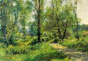 Hugh Bolton Jones Road to the Farm Sweden oil painting artist